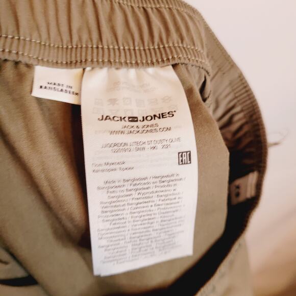 Jack and Jones womens khaki green belted cargo utility pants Size XS - Picture 11 of 16